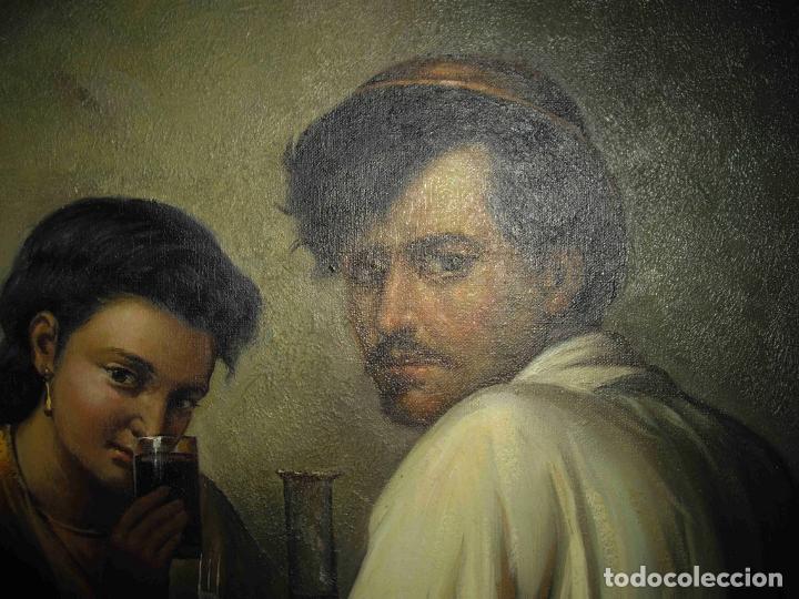 Otros objetos de arte: OLEO COMIENDO EN TABERNA - Foto 5