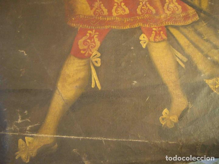 Otros objetos de arte: OLEO LIENZO ARCANGEL CUZCO N&ordm; 4 - Foto 5