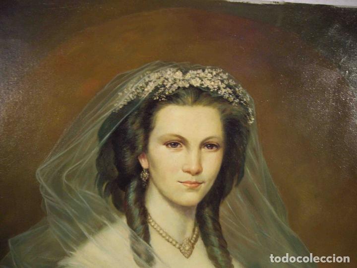 Otros objetos de arte: OLEO RETRATO NOVIA - Foto 2