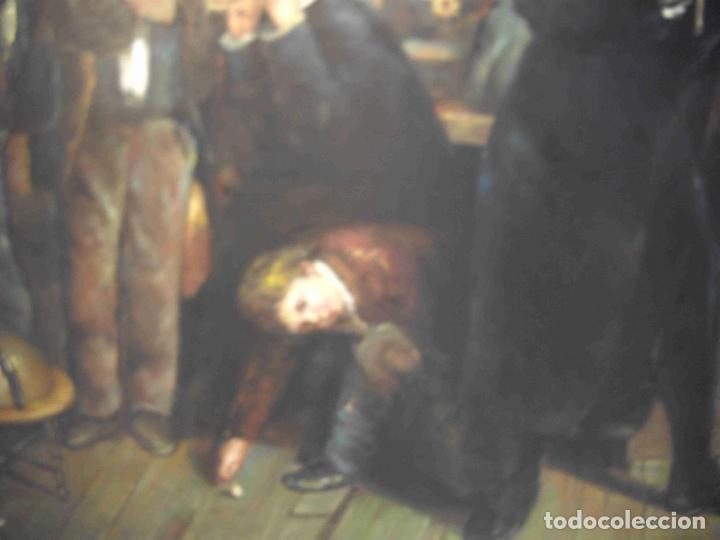 Otros objetos de arte: OLEO ESCENA COLEGIO - Foto 3