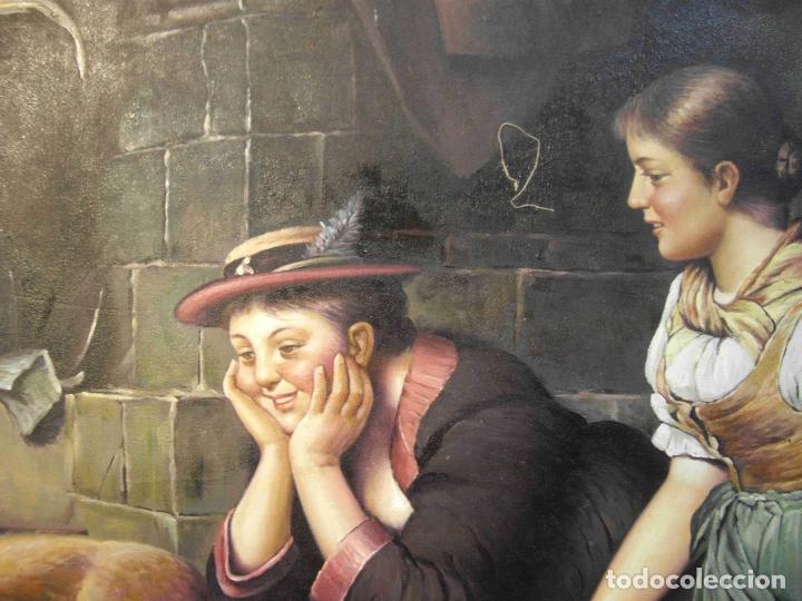 Otros objetos de arte: OLEO ZORRO CAZADO - Foto 4