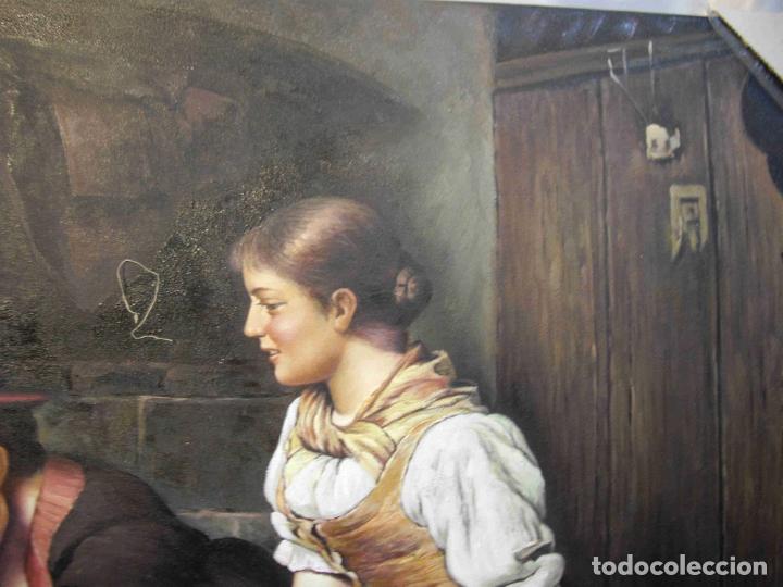 Otros objetos de arte: OLEO ZORRO CAZADO - Foto 5