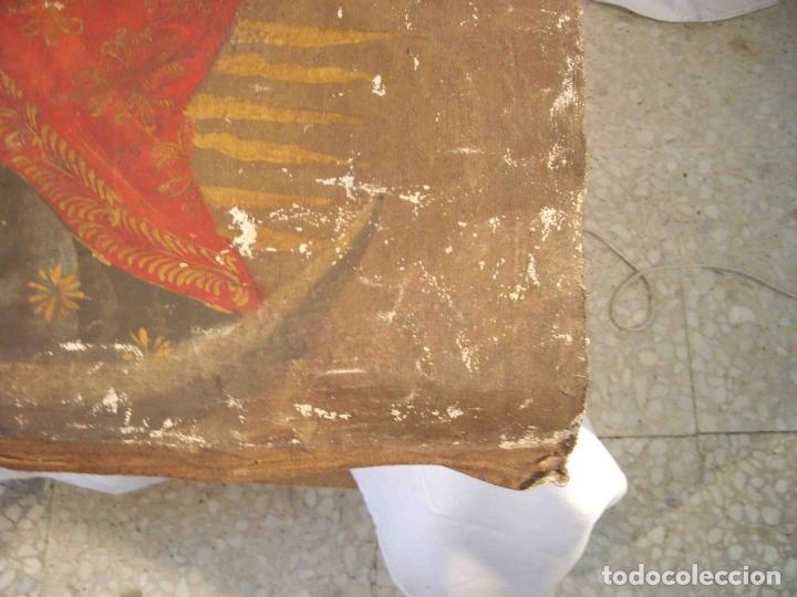 Otros objetos de arte: OLEO LIENZO VIRGEN CUZQUE&Ntilde;A N&ordm; 3 - Foto 6