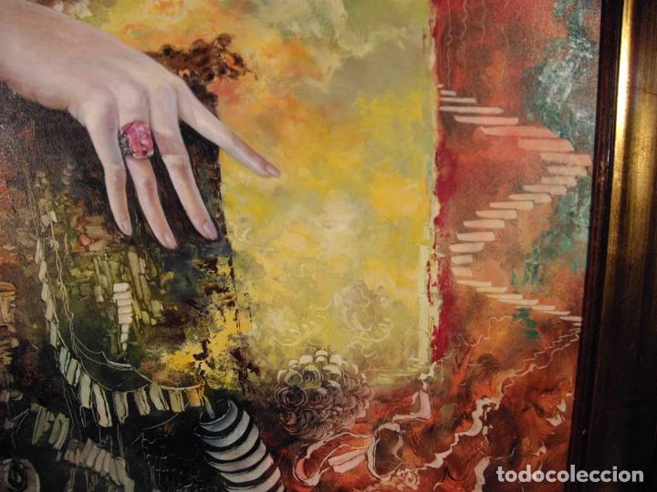 Otros objetos de arte: OLEO SOBRE LIENZO MANO MUJER - Foto 5