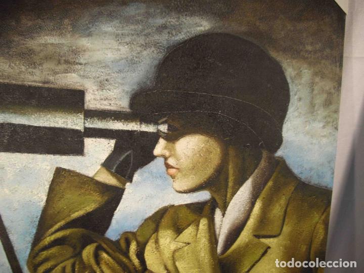 Otros objetos de arte: OLEO SOBRE LIENZO DAMA CATALEJO - Foto 2