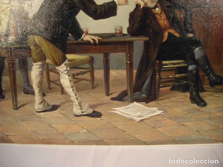 Otros objetos de arte: OLEO SOBRE LIENZO TABERNA - Foto 6