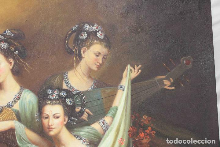 Otros objetos de arte: OLEO SOBRE LIENZO BAILARINAS - Foto 4