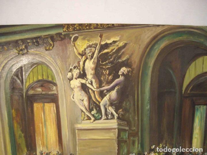 Otros objetos de arte: OLEO NOCHE EN LA OPERA - Foto 4