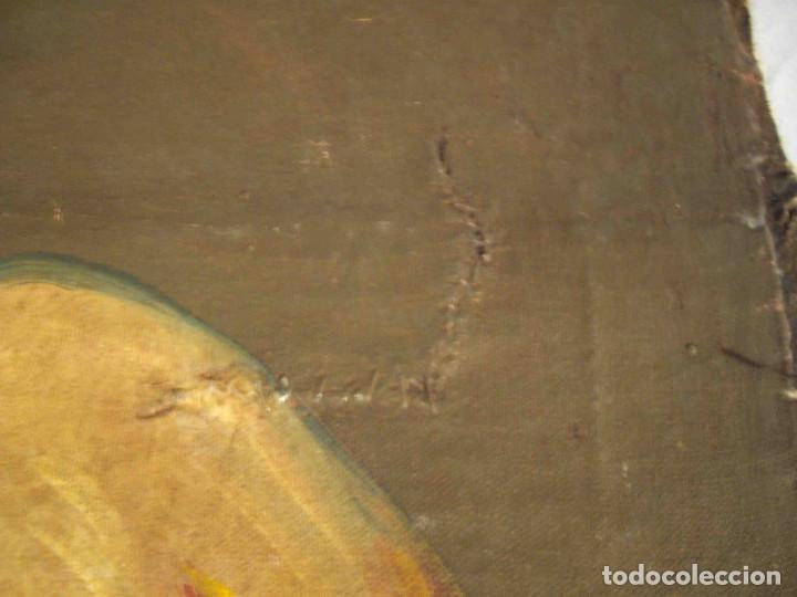 Otros objetos de arte: OLEO LIENZO ARCANGEL CUZCO N&ordm; 5 - Foto 9