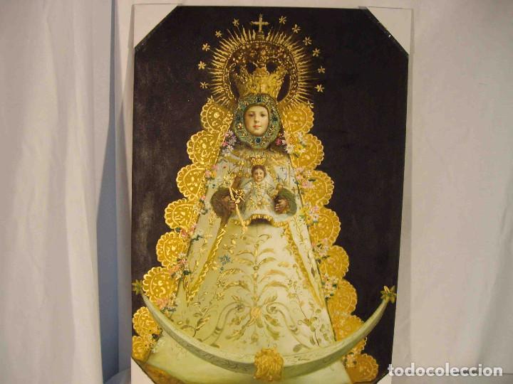Otros objetos de arte: OLEO VIRGEN DEL ROCIO 90 - Foto 1