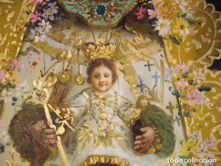 Otros objetos de arte: OLEO VIRGEN DEL ROCIO 90 - Foto 6