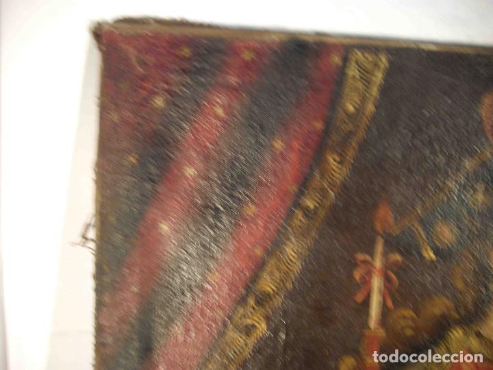 Otros objetos de arte: OLEO SOBRE LIENZO VIRGEN CON NI&Ntilde;O - Foto 9