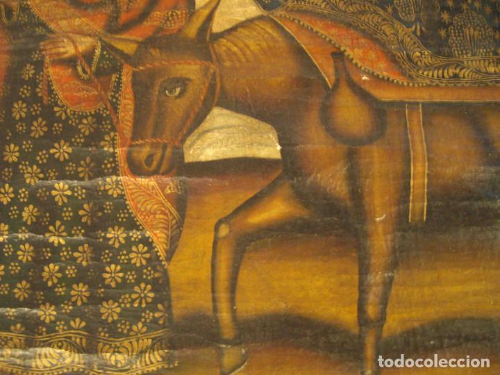 Otros objetos de arte: OLEO HUIDA DE EGIPTO - Foto 6