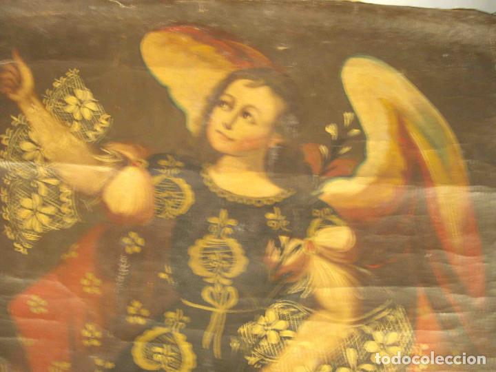 Otros objetos de arte: OLEO LIENZO ANGEL CUZCO N&ordm; 1 - Foto 2