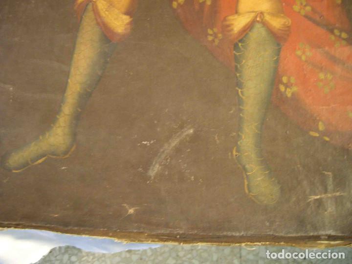 Otros objetos de arte: OLEO LIENZO ANGEL CUZCO N&ordm; 1 - Foto 5