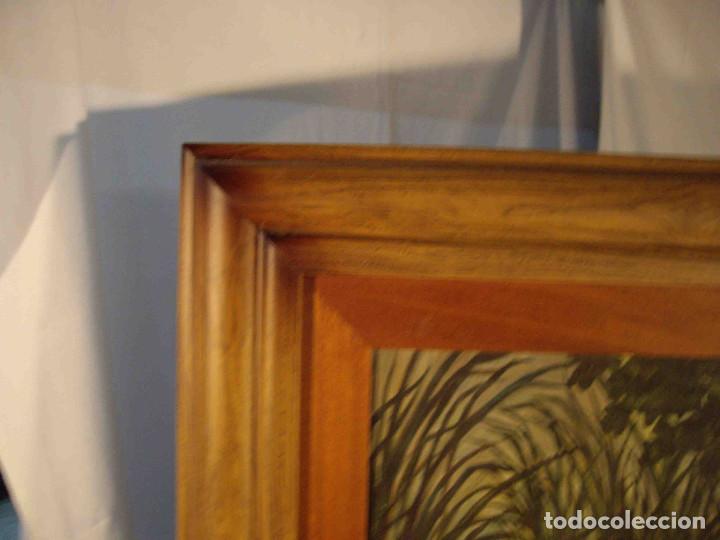 Otros objetos de arte: CUADRO LOBA VIGILANDO NI&Ntilde;OS - Foto 2