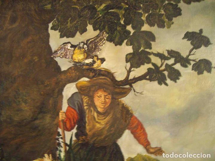 Otros objetos de arte: CUADRO LOBA VIGILANDO NI&Ntilde;OS - Foto 7