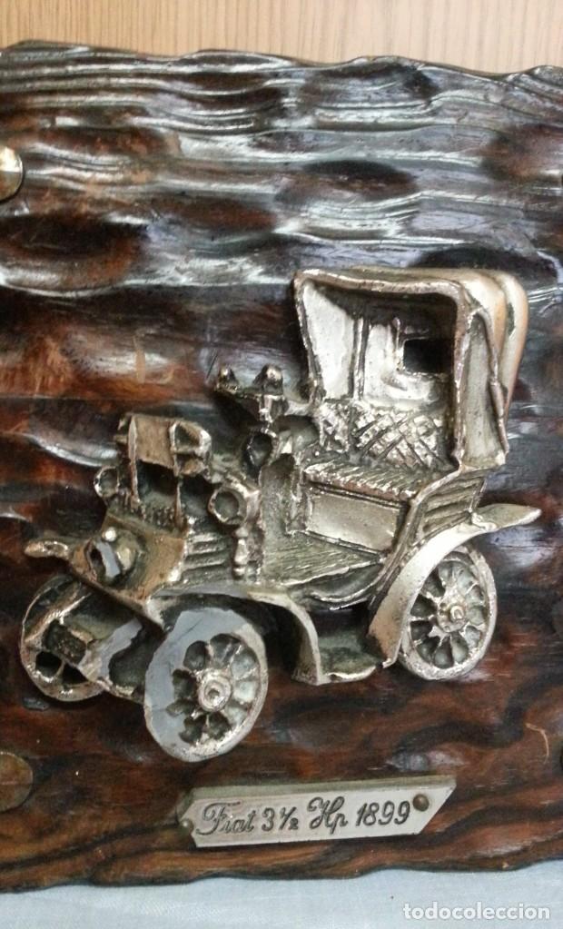 Otros objetos de arte: Coches. Pareja de cuadros de coches. - Foto 3