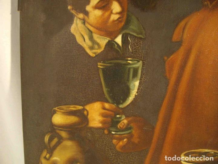 Otros objetos de arte: OLEO EL AGUADOR DE SEVILLA COPIA - Foto 4