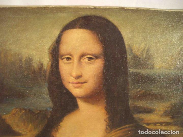 Otros objetos de arte: OLEO MONALISA - Foto 2