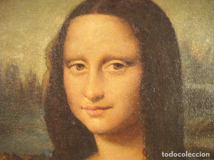 Otros objetos de arte: OLEO MONALISA - Foto 3