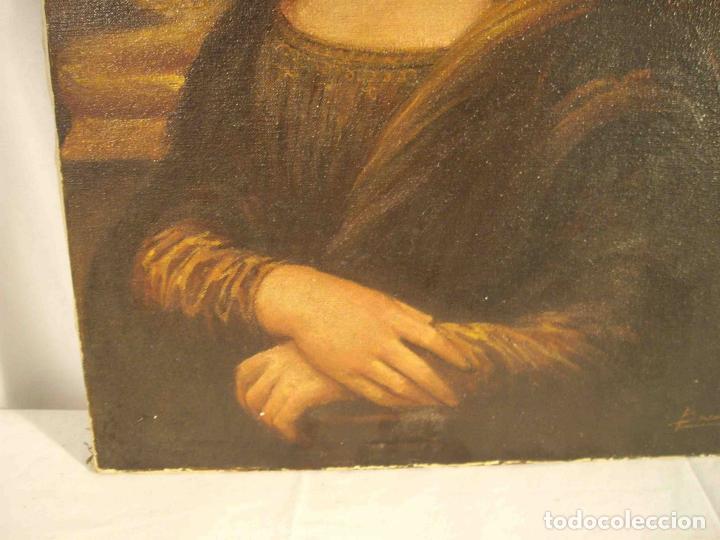 Otros objetos de arte: OLEO MONALISA - Foto 4