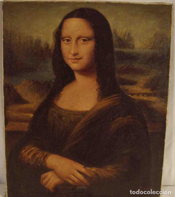 Otros objetos de arte: OLEO MONALISA - Foto 1