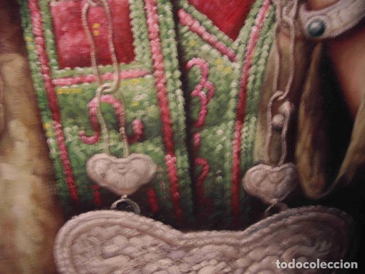 Otros objetos de arte: OLEO PRINCESA ORIENTE FLAUTA HORIZ - Foto 5