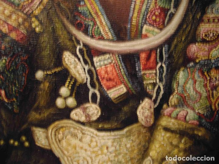 Otros objetos de arte: OLEO LIENZO PRINCESA ORIENT VELA - Foto 4