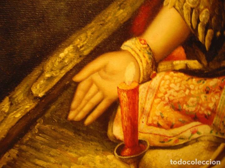 Otros objetos de arte: OLEO LIENZO PRINCESA ORIENT VELA - Foto 5