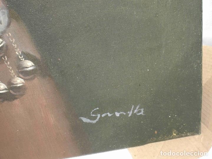 Otros objetos de arte: OLEO NI&Ntilde;A OTOMANA - Foto 4