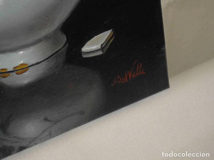 Otros objetos de arte: OLEO BODEGON MANZANAS - Foto 2