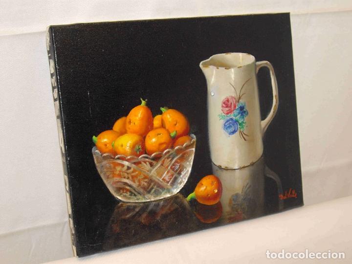 Otros objetos de arte: OLEO BODEGON KAKIS - Foto 1