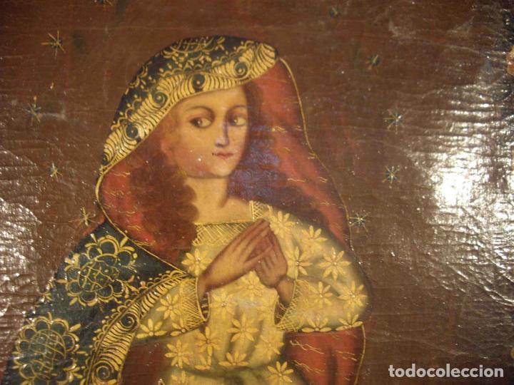 Otros objetos de arte: OLEO SOBRE LIENZO VIRGEN - Foto 5