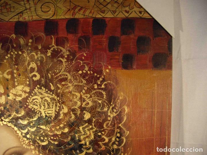 Otros objetos de arte: OLEO SOBRE LIENZO DAMA TURCA - Foto 4