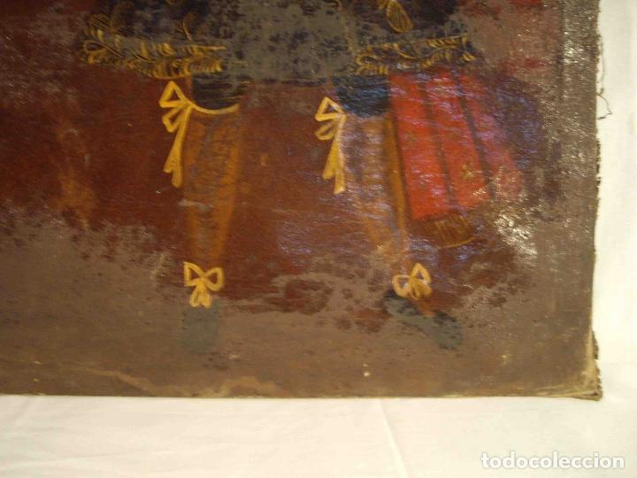 Otros objetos de arte: OLEO ARCANGEL CUZCO N&ordm; 2 - Foto 4