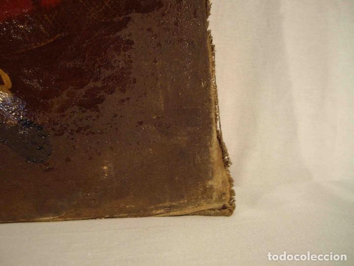 Otros objetos de arte: OLEO ARCANGEL CUZCO N&ordm; 2 - Foto 5