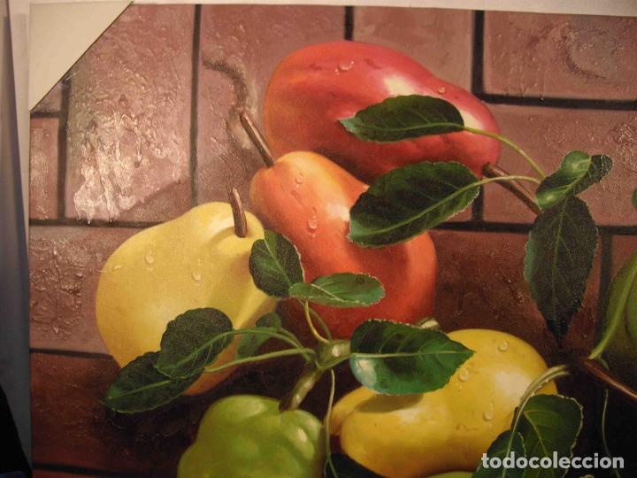 Otros objetos de arte: OLEO SOBRE LIENZO PERAS - Foto 3