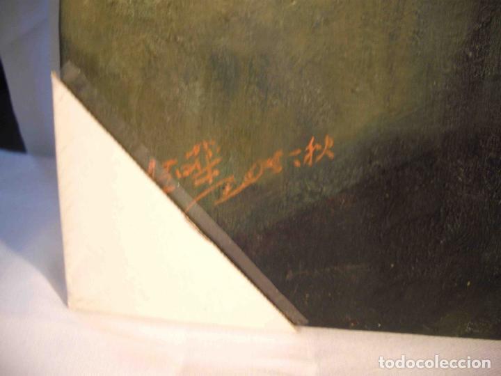Otros objetos de arte: OLEO SOBRE LIENZO SALON CHINO - Foto 6