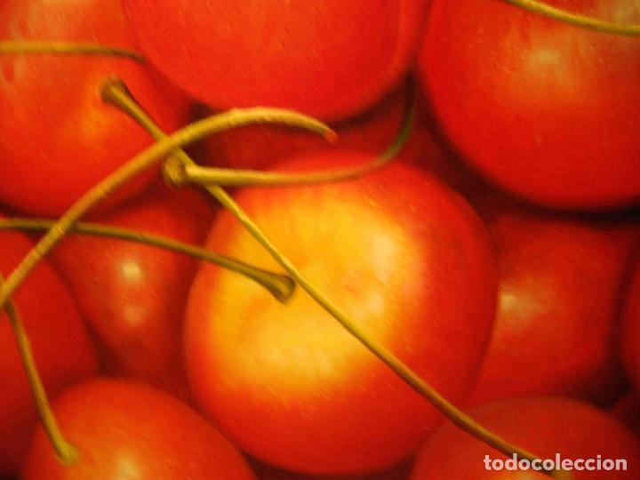 Otros objetos de arte: OLEO LIENZO CEREZAS - Foto 3