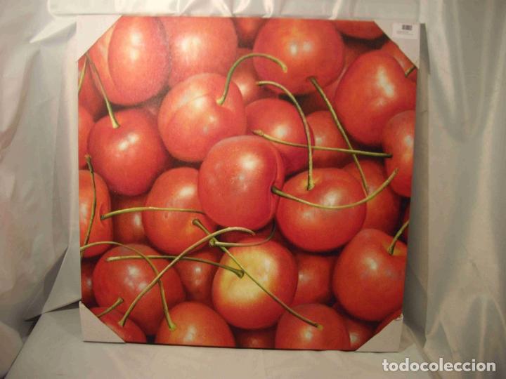 Otros objetos de arte: OLEO LIENZO CEREZAS - Foto 1