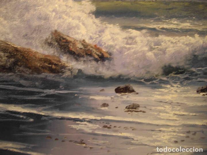 Otros objetos de arte: OLEO SOBRE LIENZO TRIPTICO MARINA - Foto 6
