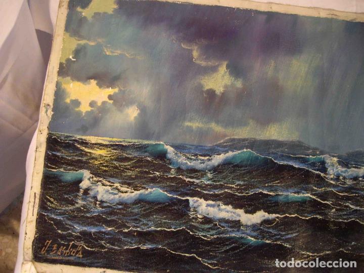 Otros objetos de arte: OLEO SOBRE LIENZO ROMPIENDO LAS OLAS - Foto 2