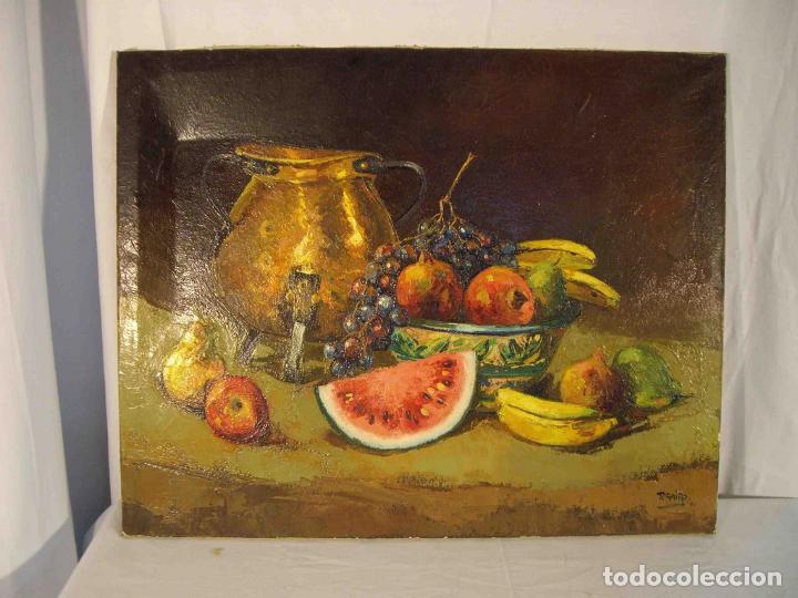 Otros objetos de arte: OLEO BODEGON SANDIA - Foto 1