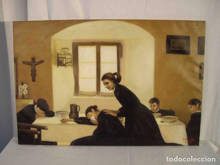 Otros objetos de arte: OLEO INTERNADO - Foto 1