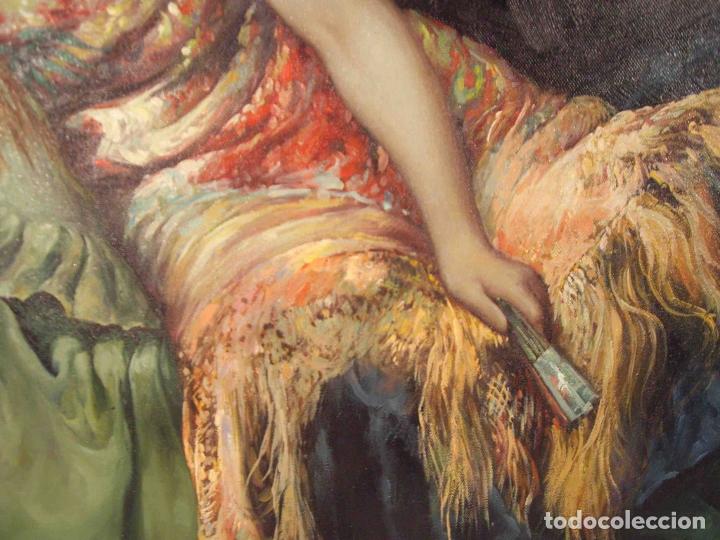 Otros objetos de arte: OLEO DAMA RECOSTADA - Foto 5