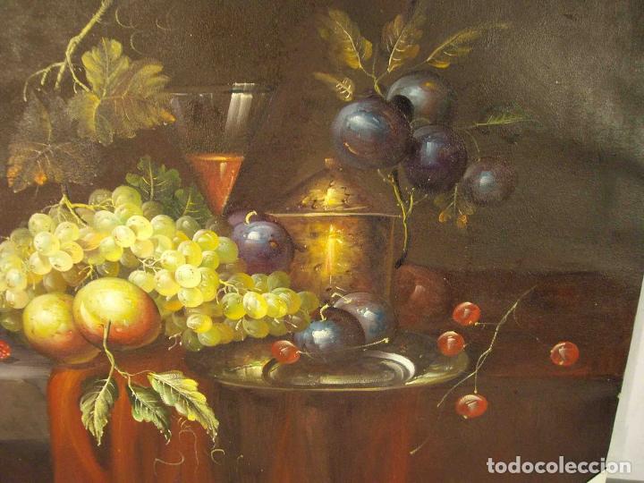 Otros objetos de arte: OLEO BODEGON COPA DE CONCHA - Foto 3