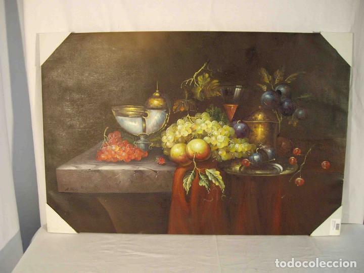 Otros objetos de arte: OLEO BODEGON COPA DE CONCHA - Foto 1