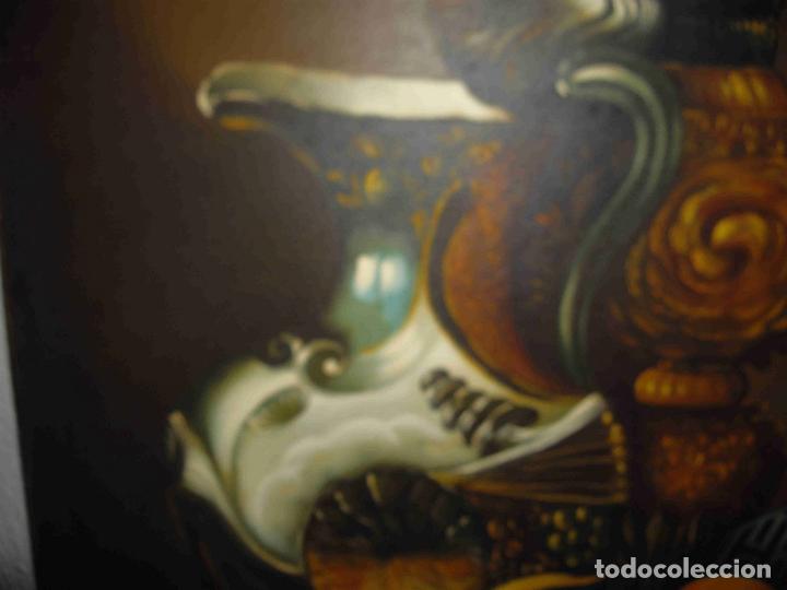 Otros objetos de arte: OLEO BODEGON COPAS Y NARANJAS - Foto 4