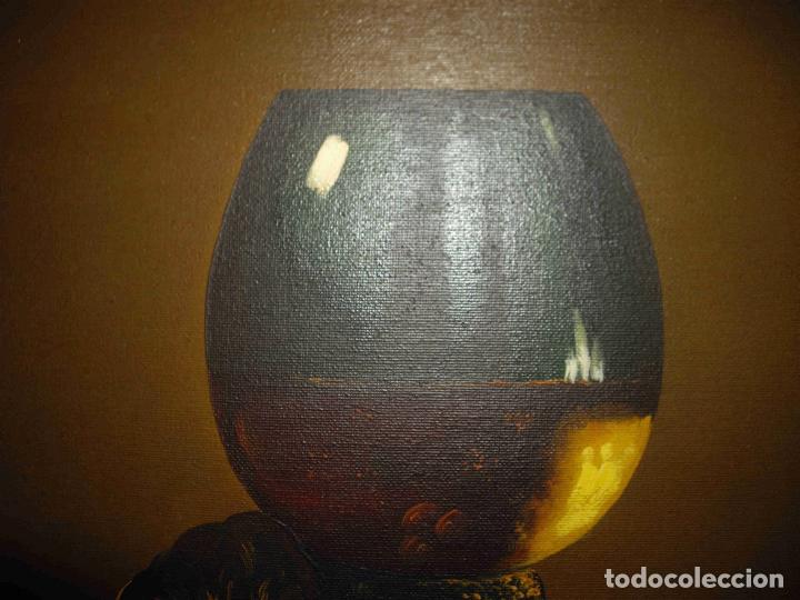 Otros objetos de arte: OLEO BODEGON COPAS Y NARANJAS - Foto 5